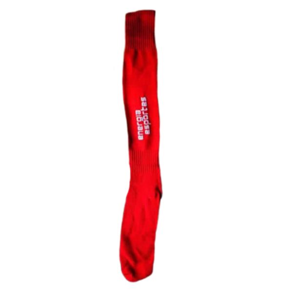 Kit com 12 Meiões de Futebol Energia Esportes Adulto 4 fios Vermelho - Imagem 3