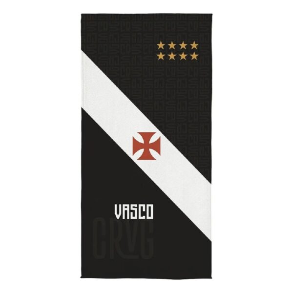 Toalha Banho Lepper Aveludada Transfer Vasco 70 cm x 1,40 m