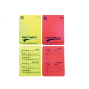 Cartão de Arbitro Futebol Campo Society Pentagol Oficial